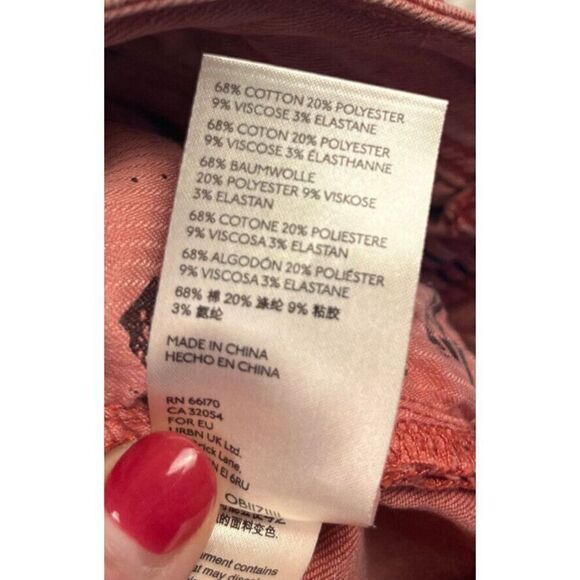 Pilcro and the Letterpress High Waist Denim Cuffed Boyfriend‎ Bermuda Shorts 32 - Picture 10 of 10